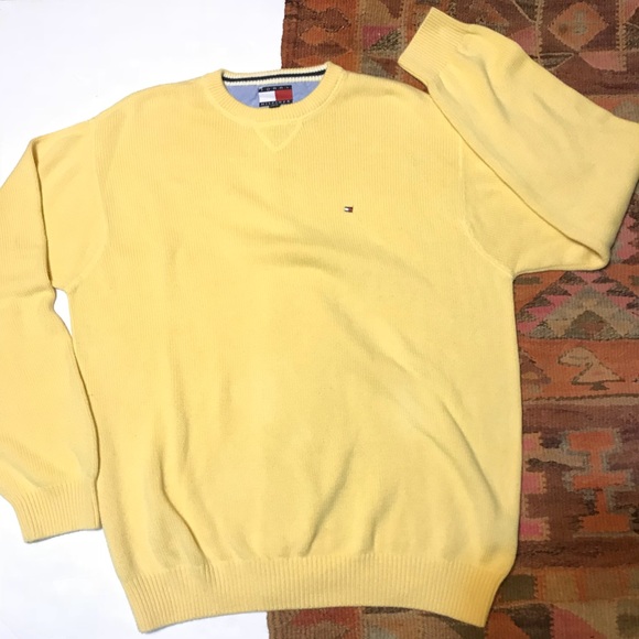 Tommy Hilfiger Other - XL Men’s Yellow Tommy Hilfiger Sweater